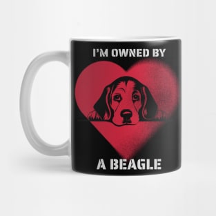 I am owned by a Beagle Mug